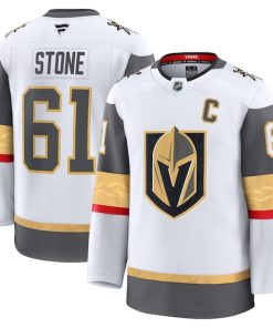 Mark Stone Vegas Golden Knights  Away Premium Jersey - White/Gold/Gray