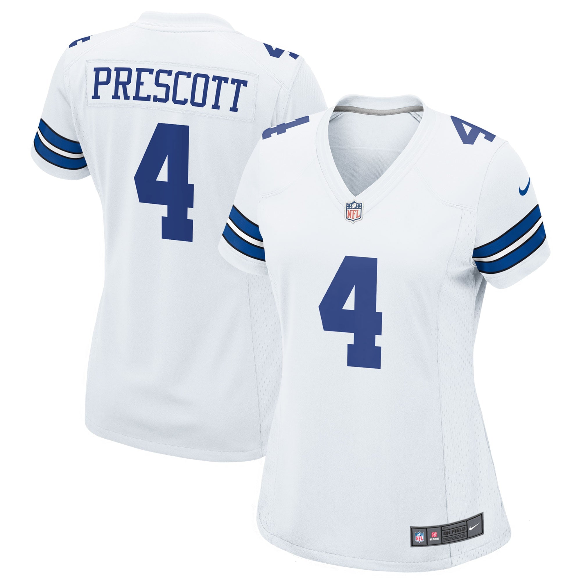 Dak Prescott Dallas Cowboys Nike Women's Alternate Game Team Jersey - Navy/White - Image 2