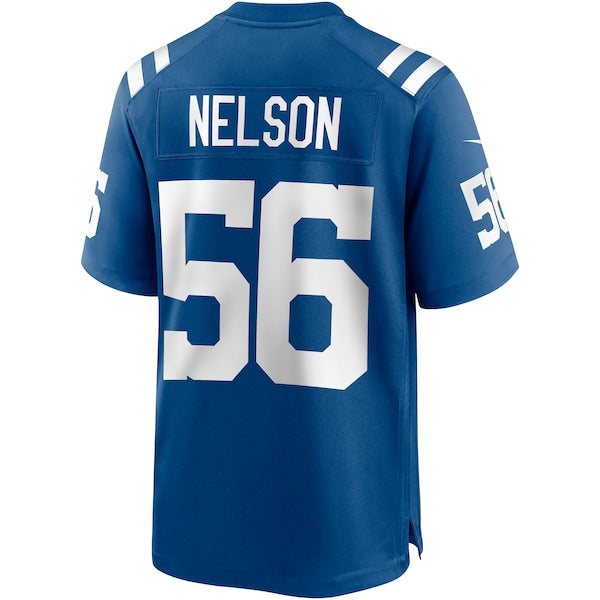 Quenton Nelson Indianapolis Colts Nike Player Game Jersey - Royal/White - Image 4