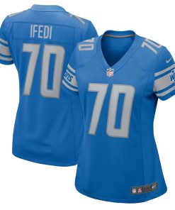 Germain Ifedi Detroit Lions Nike Women's Team Game Jersey - Blue