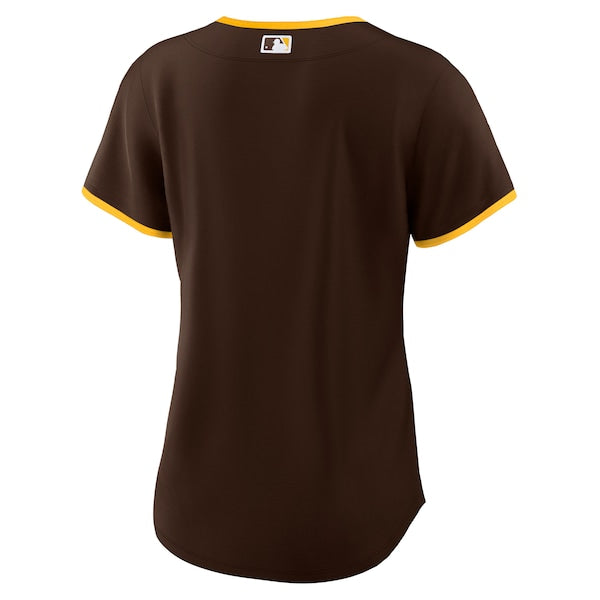 San Diego Padres Nike Women's Road Replica Team Jersey - Brown - Image 3