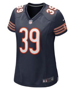 Alternative view of Josh Blackwell Chicago Bears Nike Women's Game Player Jersey - Navy