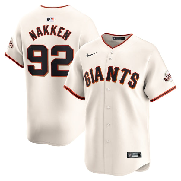 Alyssa Nakken San Francisco Giants Nike Home Limited Player Jersey?ยจC Cream