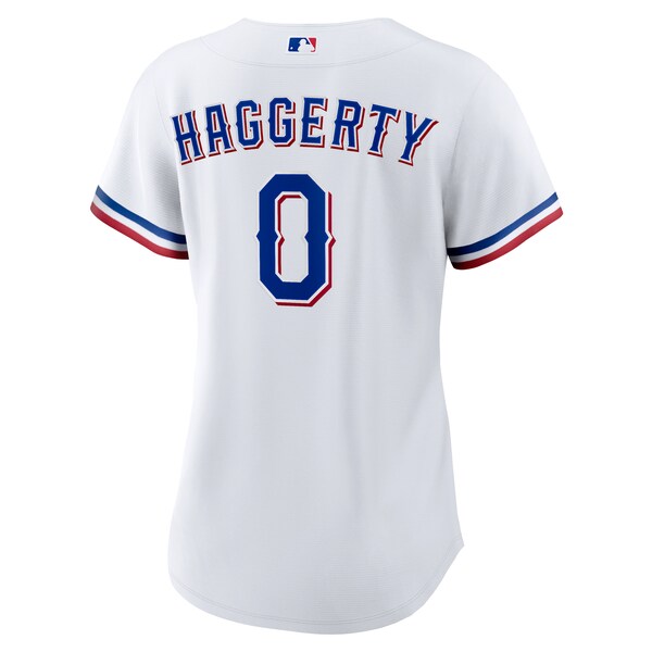 Sam Haggerty Texas Rangers Nike Women's Home Replica Jersey - White - Image 3