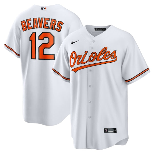 Dylan Beavers Baltimore Orioles Nike Youth Home Replica Jersey - White