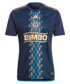 Alternative view of Tai Baribo Philadelphia Union adidas 2024 The XV Kit Replica Player Jersey - Navy