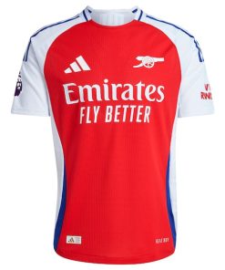 Alternative view of Gabriel Martinelli Arsenal adidas 2024/25 Home Authentic Player Jersey?¨C Red
