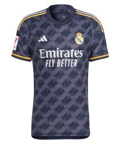 Alternative view of Los Merengues adidas 2023/24 Away Authentic Jersey - Navy