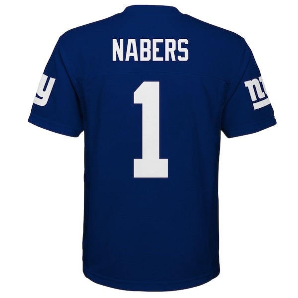 Malik Nabers New York Giants Outerstuff Preschool Replica Player Jersey - Royal - Image 3