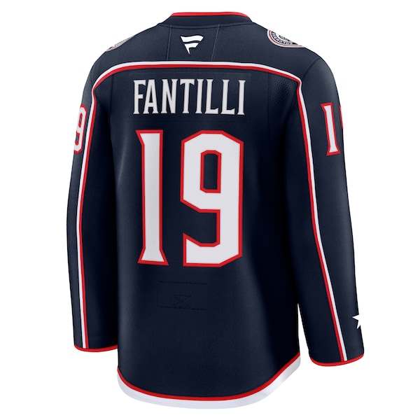 Adam Fantilli Columbus Blue Jackets Home Premium Jersey - Navy - Image 3