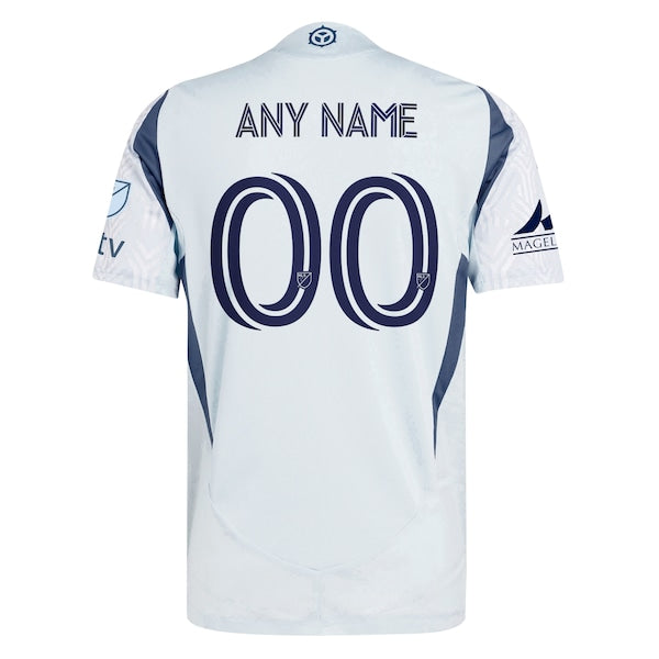 Chicago Fire adidas 2025 The Municipal Kit Authentic Custom Jersey - Light Blue - Image 3
