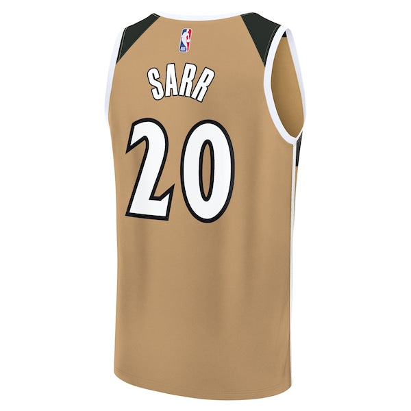 Alex Sarr Washington Wizards 2025/26 City Edition Fast Break Jersey - Gold - Image 3