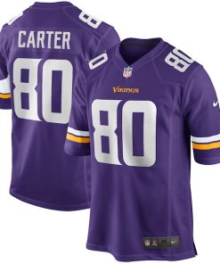 Cris Carter Minnesota Vikings Nike Game Retired Player Jersey - Purple