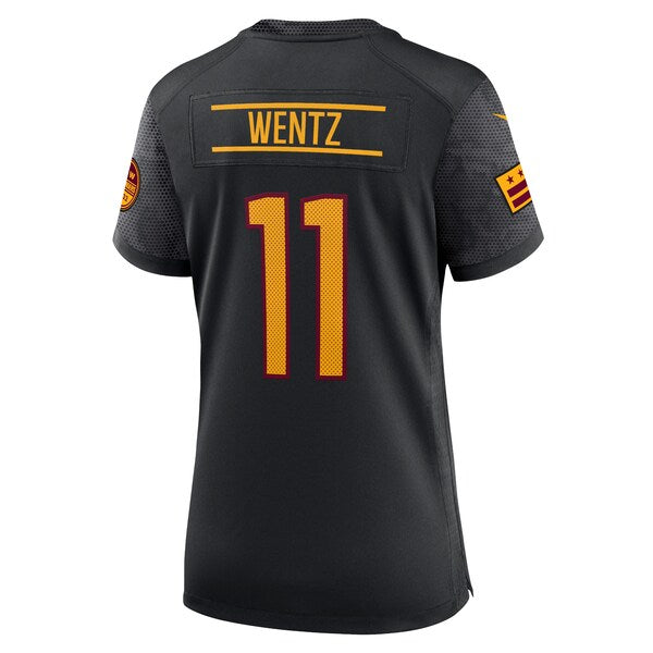 Carson Wentz Washington Commanders Nike Women's Alternate Game Player Jersey - Black/Burgundy/White - Image 4