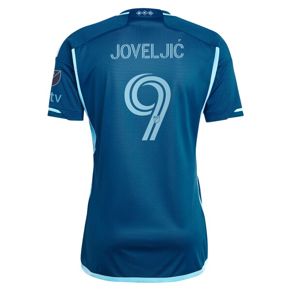 Dejan Joveljic Sporting Kansas City adidas 2024 Diamonds Our Forever Authentic Player Jersey - Navy - Image 3