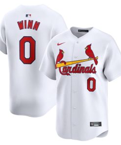 Masyn Winn St. Louis Cardinals Nike Home Limited Player Jersey - White/Gray
