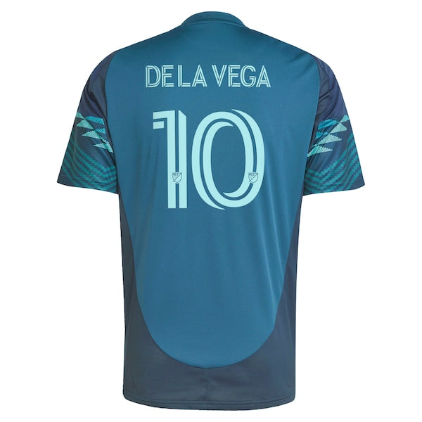 Pedro de la Vega Seattle Sounders FC adidas 2025 The Salish Sea Kit Replica Player Jersey - Blue - Image 3