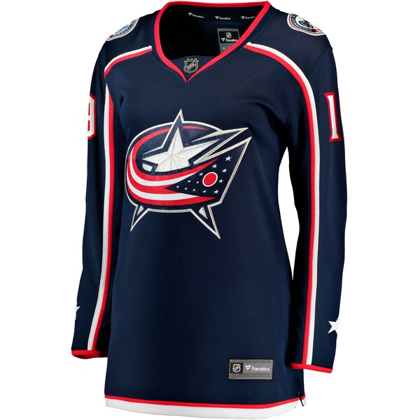 Adam Fantilli Columbus Blue Jackets Women's Home Premier Breakaway Player Jersey - Navy - Image 2
