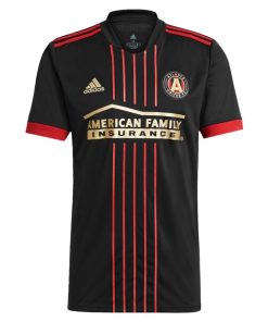 Alternative view of Miles Robinson Atlanta United FC adidas 2021 The BLVCK Kit Replica Jersey