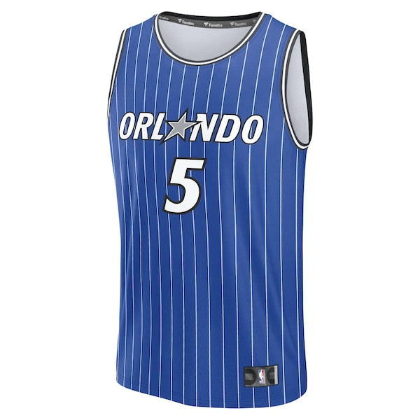 Paolo Banchero Orlando Magic Youth Fast Break Replica Player Jersey - Icon Edition - Blue/Black - Image 3