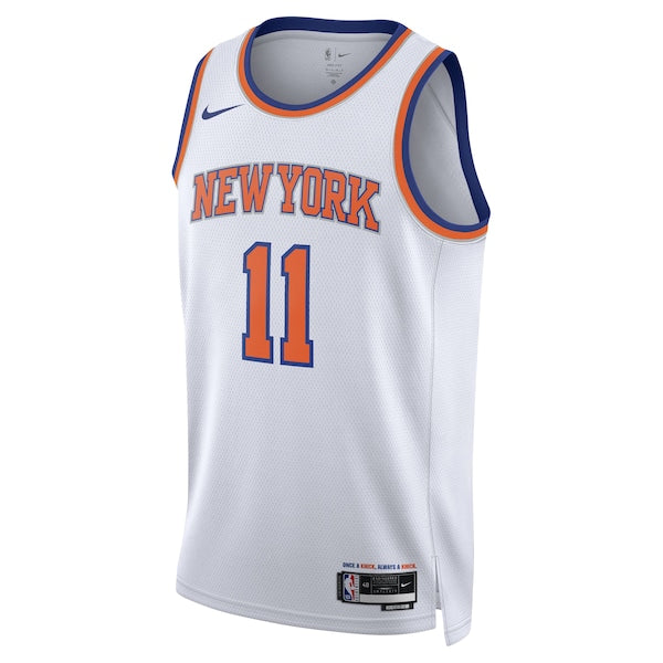 Jalen Brunson New York Knicks Nike Unisex Swingman Jersey - Association Edition - White/Blue - Image 3