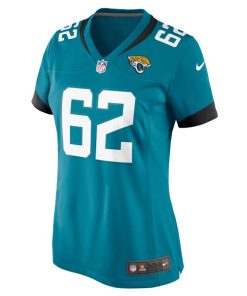 Alternative view of Javon Foster Jacksonville Jaguars Nike Women's  Game Jersey -  Teal