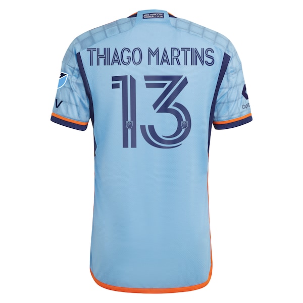 Thiago Martins New York City FC adidas 2024 The Interboro Kit Authentic Player Jersey - Sky Blue - Image 3