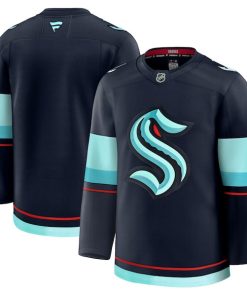 Seattle Kraken  Home Premium Jersey - Deep Sea Blue/White