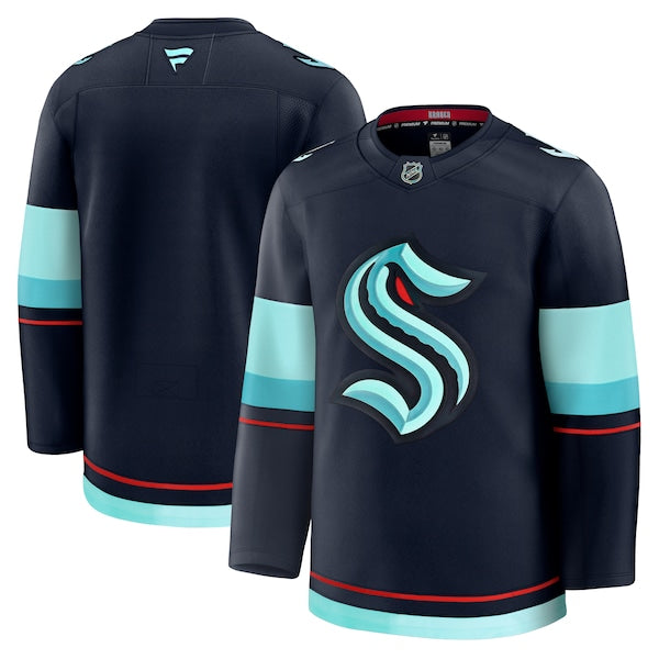 Seattle Kraken Home Premium Jersey - Deep Sea Blue/White