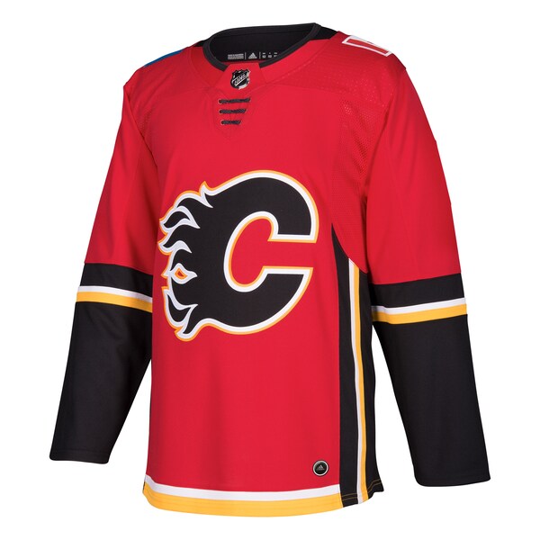 Calgary Flames adidas Home Authentic Blank Jersey - Red - Image 2