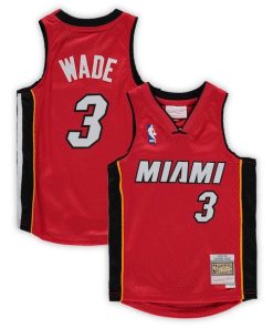 Dwyane Wade Miami Heat Preschool 2005-06 Hardwood Classics Player Jersey - Red