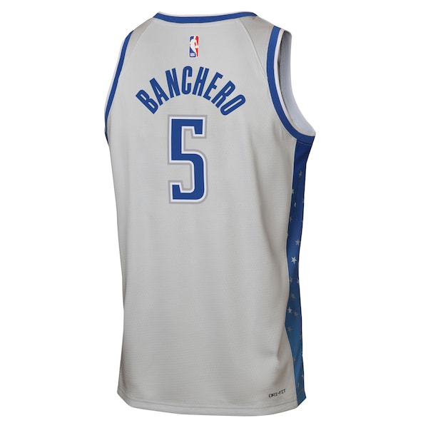 Paolo Banchero Orlando Magic Nike Youth 2025/26 City Edition Swingman Jersey - Silver - Image 3