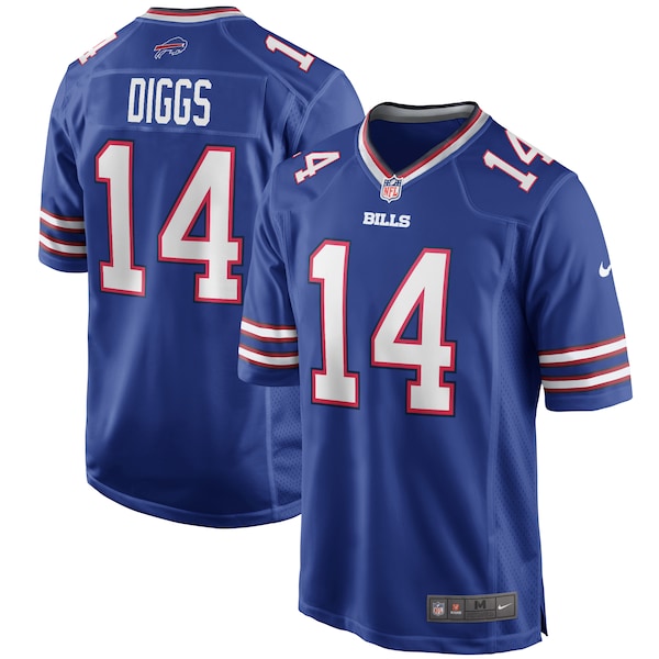 Stefon Diggs Buffalo Bills Nike Game Player Jersey - Royal/White - Image 2