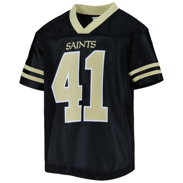 Youth Alvin Kamara Black New Orleans Saints Team Replica Jersey - Image 2