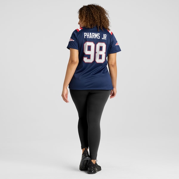 Jeremiah Pharms Jr. New England Patriots Nike Women's Game Jersey - Navy - Image 7