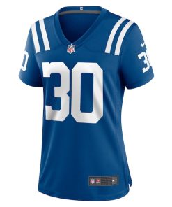 Alternative view of Darren Hall Indianapolis Colts Nike Women's Team Game Jersey -  Royal