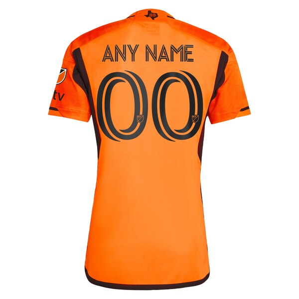 Houston Dynamo FC adidas 2024 El Sol Authentic Custom Jersey - Orange - Image 3