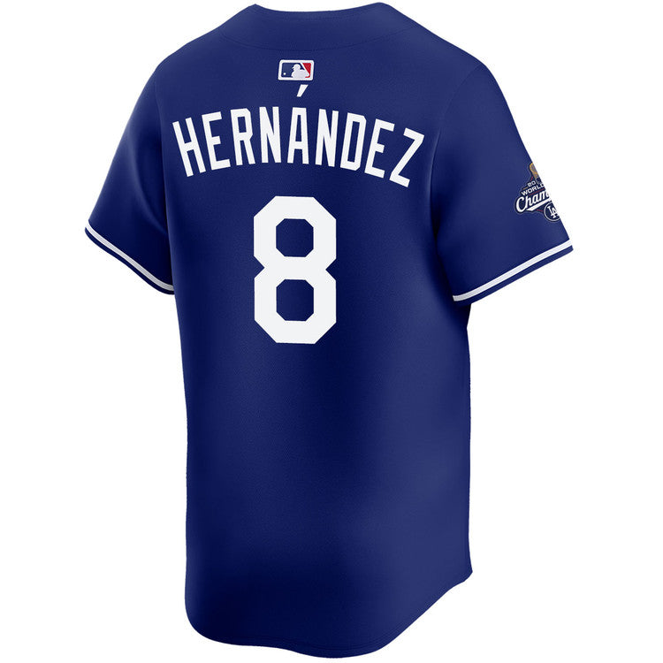 Enrique Hern¨¢ndez Los Angeles Dodgers Nike 2025 World Series Champions Limited Jersey - Royal - Image 3