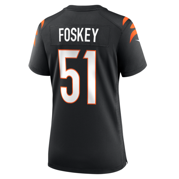 Isaiah Foskey Cincinnati Bengals Nike Women's Team Game Jersey - Black - Image 3