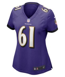 Alternative view of Nick Samac Baltimore Ravens Nike Women's  Game Jersey -  Purple