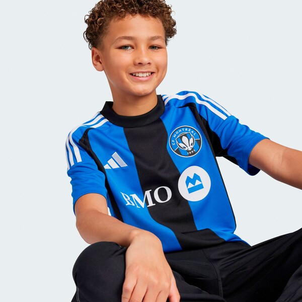 CF Montreal adidas Youth 2025 Montr¨¦al Original Replica Jersey - Blue - Image 9