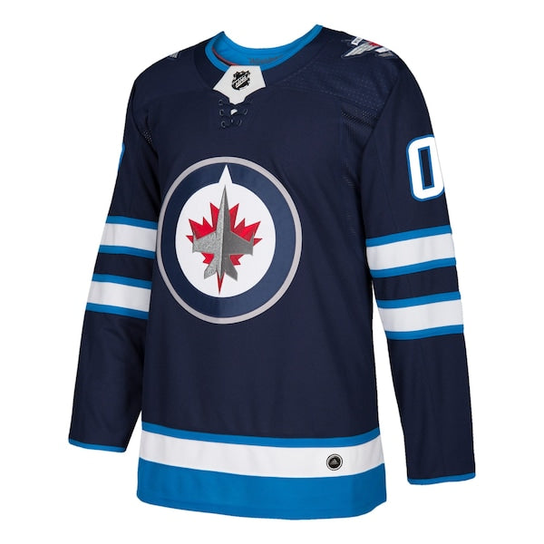 Winnipeg Jets adidas Authentic Custom Jersey - Navy - Image 2