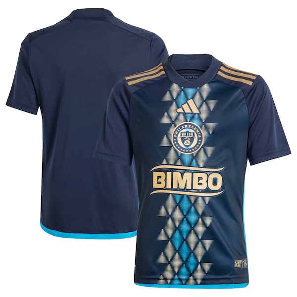 Philadelphia Union adidas Youth 2024 The XV Kit Replica Jersey?ยจC Navy