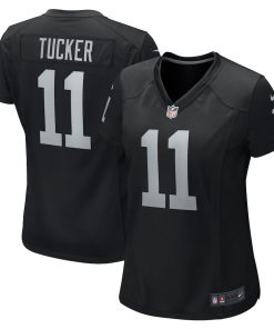 Tre Tucker Las Vegas Raiders Nike Women's Team Game Jersey -  Black