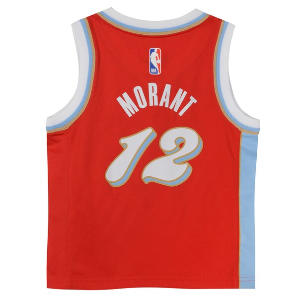 Ja Morant Memphis Grizzlies Nike Toddler 2024/25 Swingman Player Jersey - City Edition - Red - Image 3