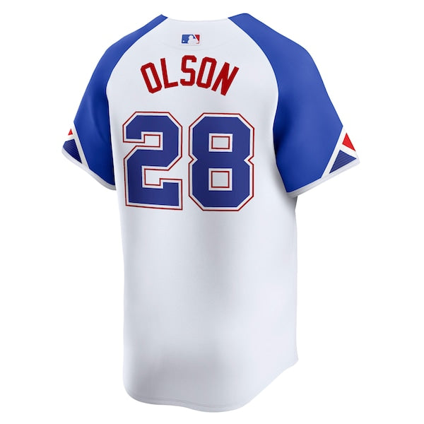 Matt Olson Atlanta Braves Nike City Connect Limited Jersey - White - Image 3