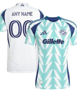 New England Revolution adidas 2025 Eastern White Pine x Flag of New England Authentic Custom Jersey - White