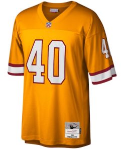 Alternative view of Mike Alstott Tampa Bay Buccaneers Legacy Replica Jersey - Orange