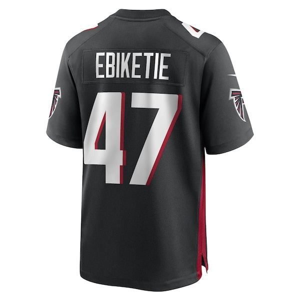 Arnold Ebiketie Atlanta Falcons Nike Game Player Jersey - Black - Image 3