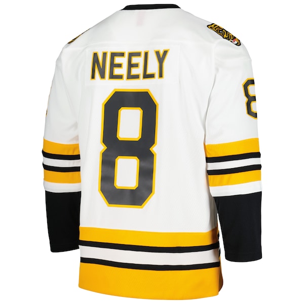 Cam Neely Boston Bruins 1993/94 Blue Line Player Jersey - White - Image 3